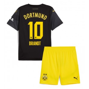 Borussia Dortmund Julian Brandt #10 Borta Kläder Barn 2024-25 Kortärmad (+ Korta byxor)